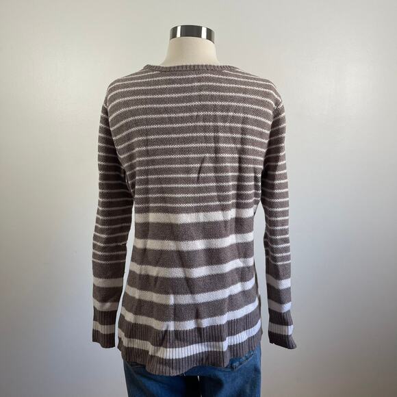 Athleta • Stripe Kennewick Sweater Walnut - Picture 4 of 6